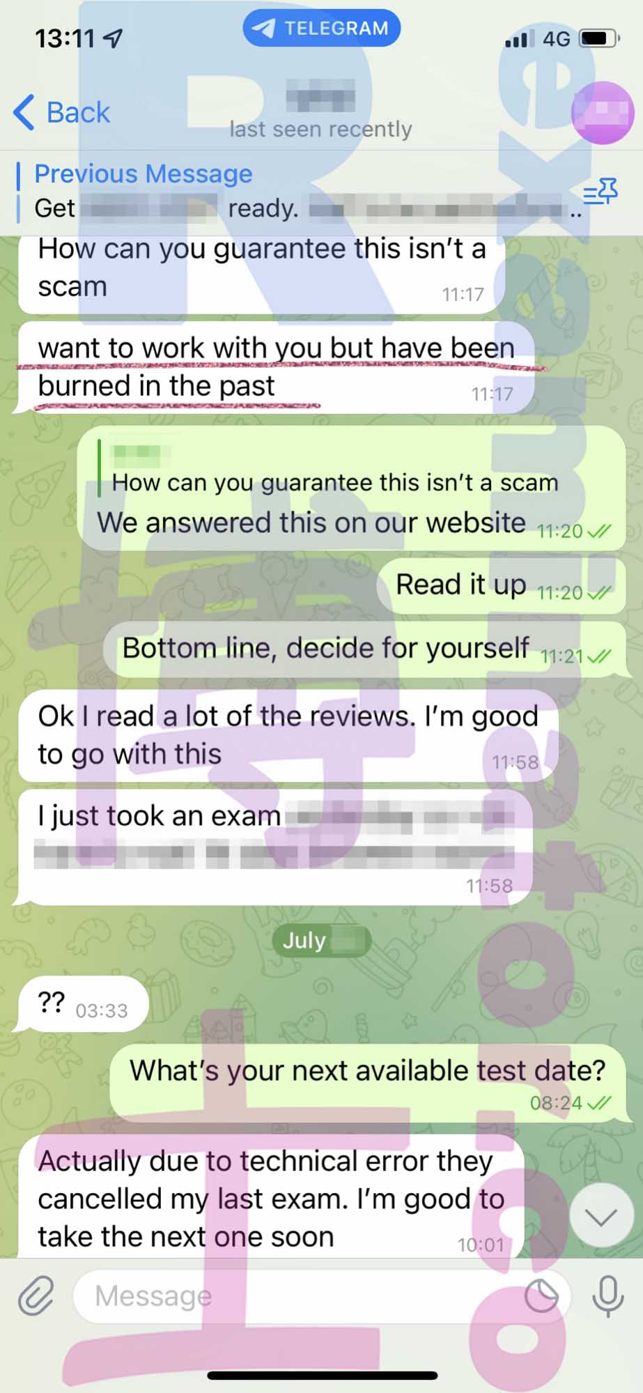 [GMAT代考保分]成功案例#226的对话截图