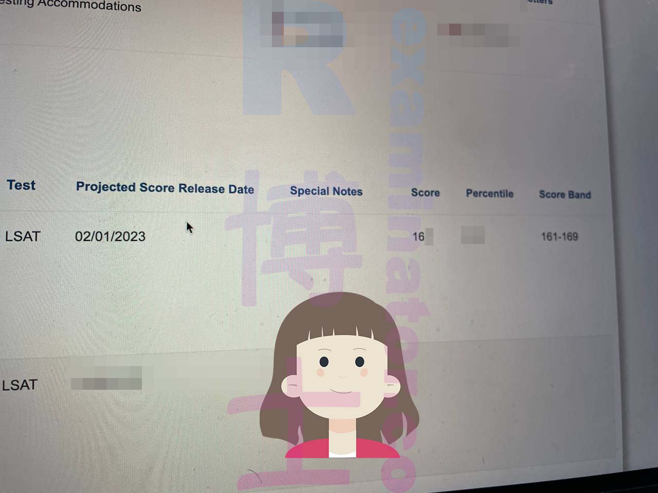 Jan LSAT score finally arrives for US customer🇺🇸 after a brief delay 🎉👍 "Jason and her team are top-notch professionals!"