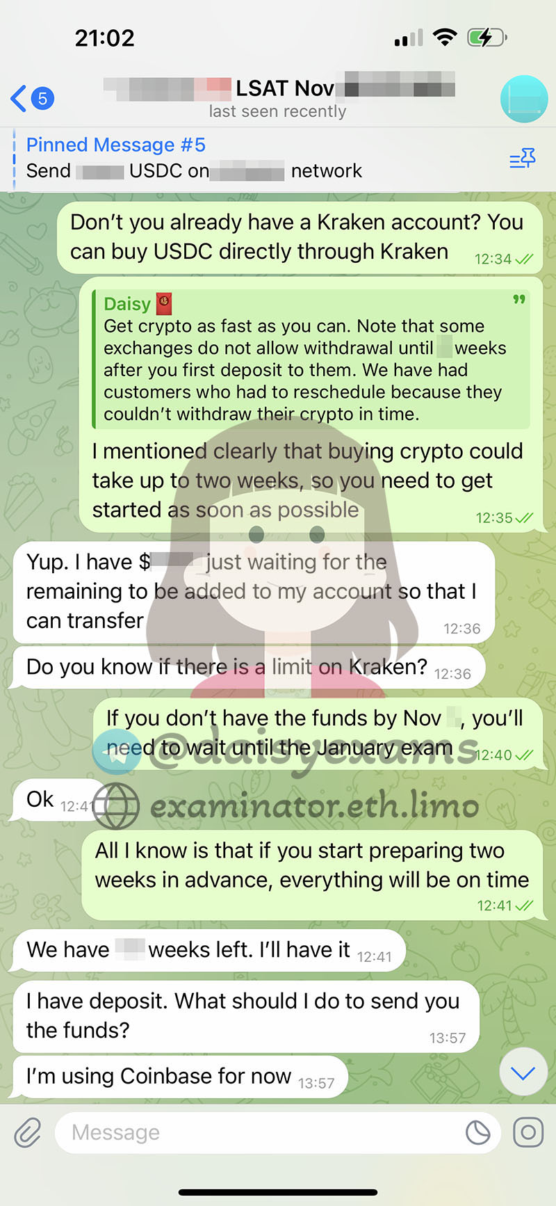 美国 LSAT 代考客户存款3