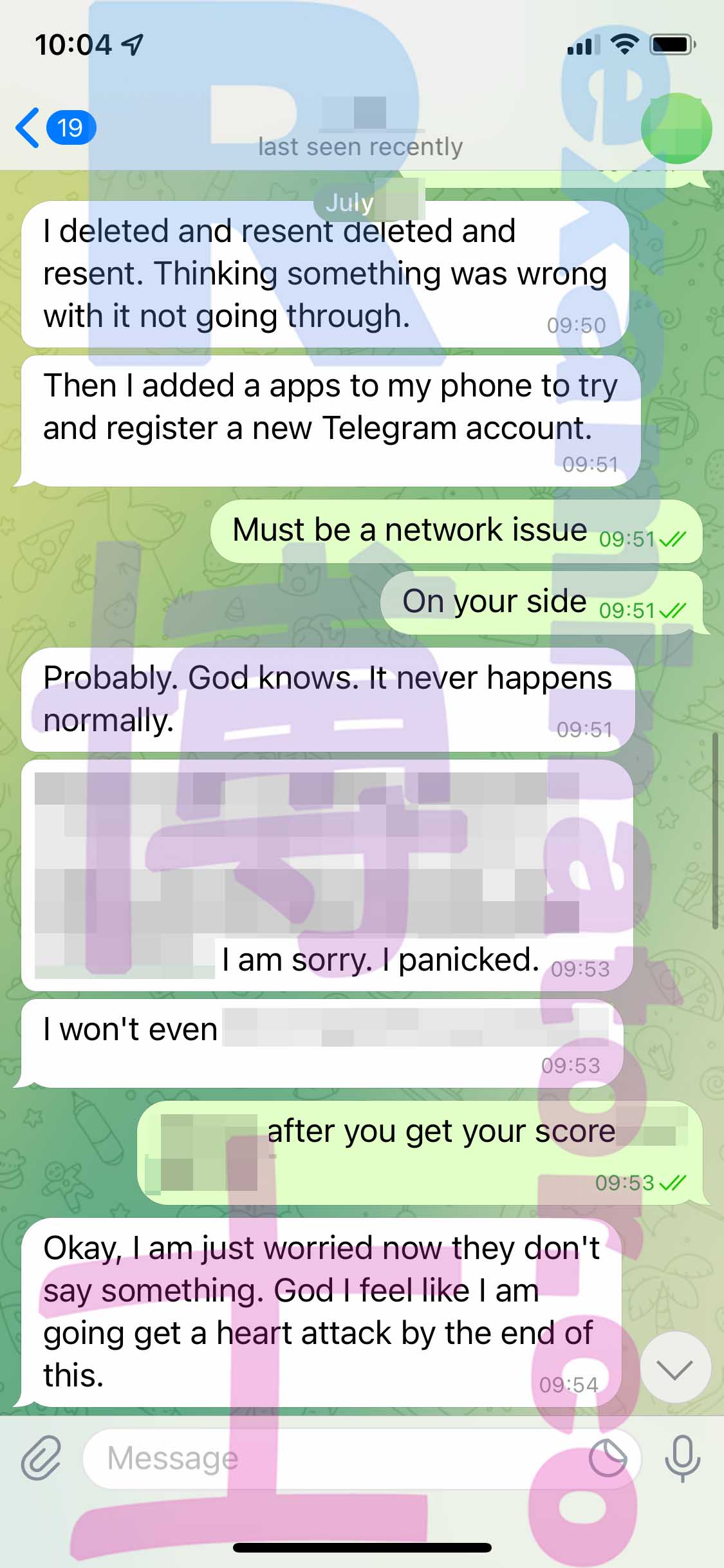 GRE代考保分成功案例#349的与客户对话截图