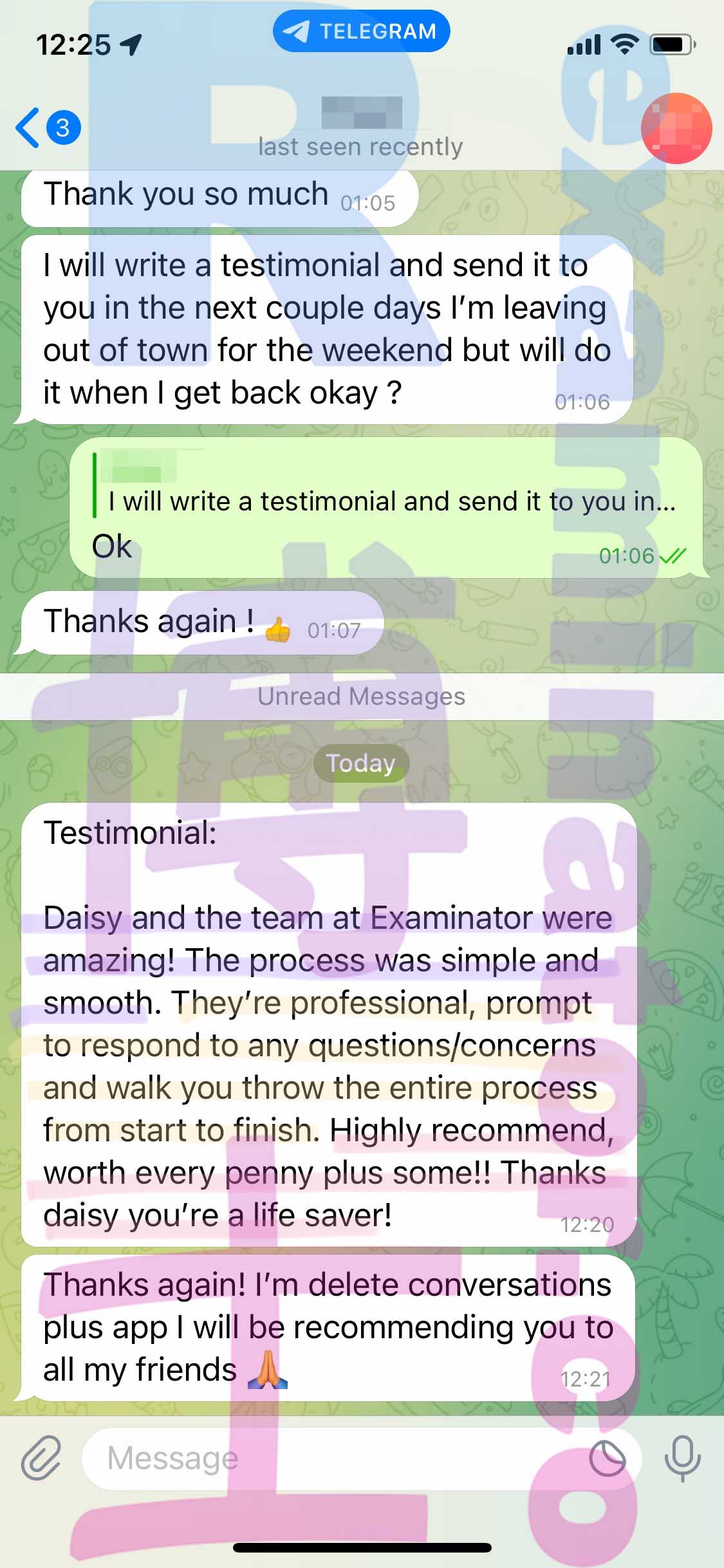 GMAT代考保分成功案例#371的与客户对话截图