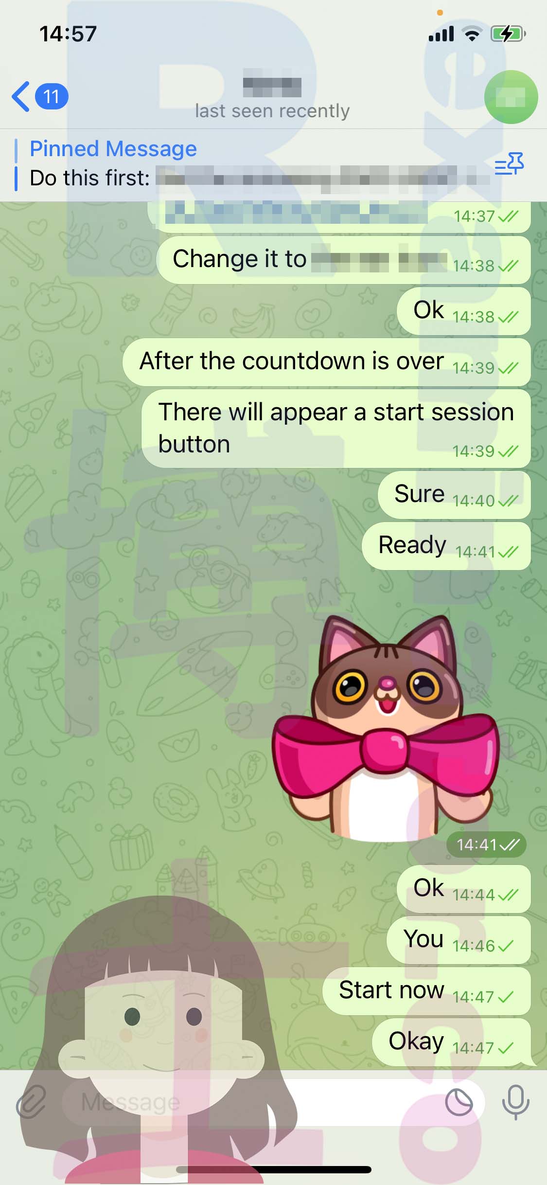 GRE代考保分成功案例#530的与客户对话截图