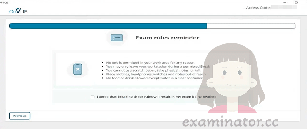 破解OnVUE进行作弊代考EA代考: exam rules