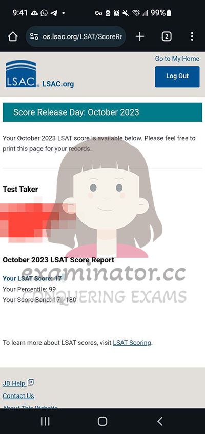 🇨🇦 Impressive LSAT Victory in Canada: Client Soars Close to 180 with Our LSAT Cheating Expert Team's Support Despite Last-Minute Computer Purchase! 🔥🎉📺💻