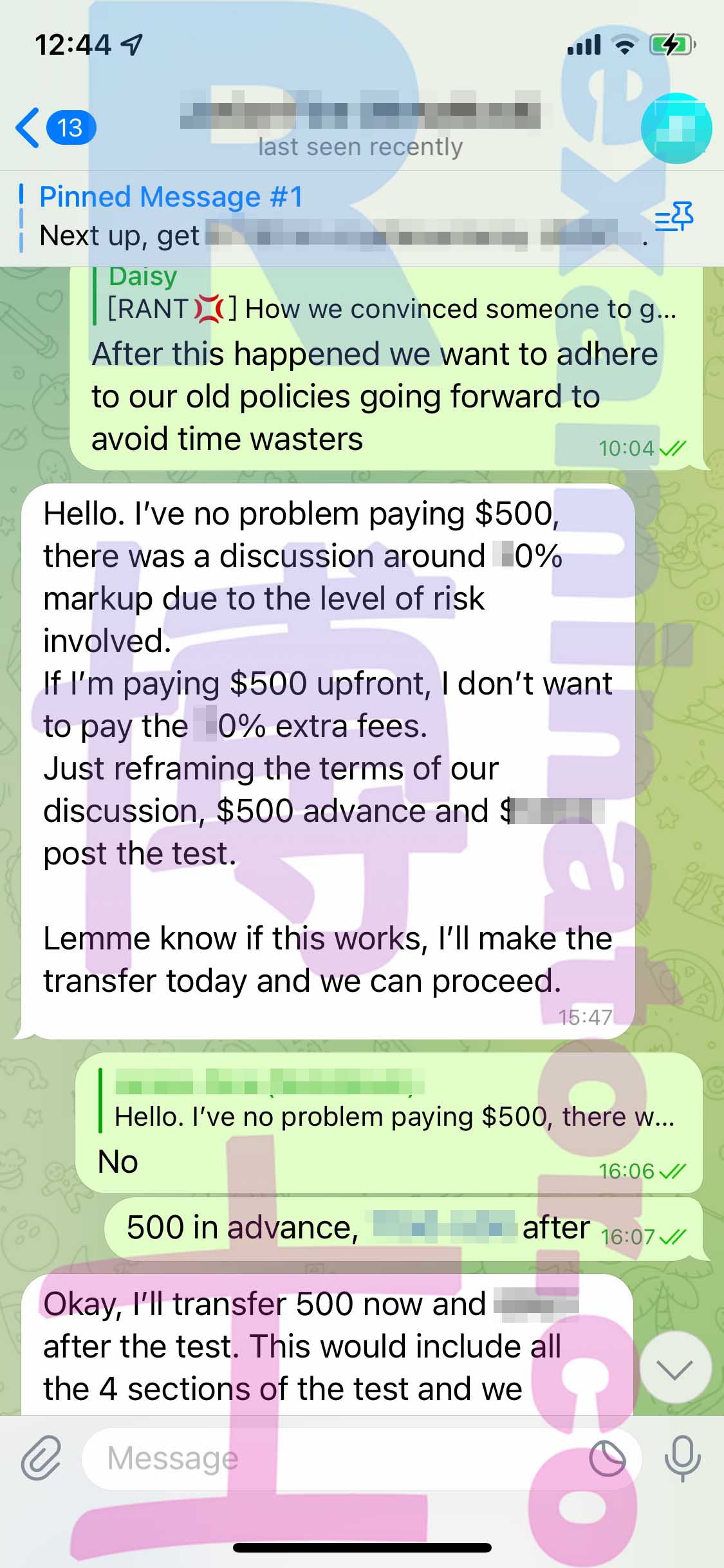 [GMAT代考保分]成功案例#302的对话截图