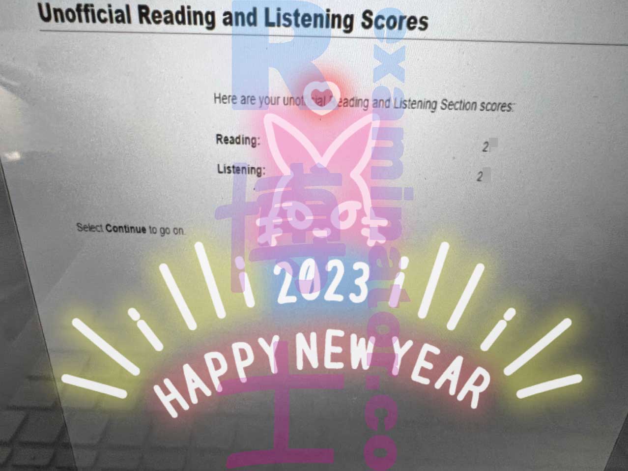 "I don't know what happened! Computer restarted. Again!😫😫"  The Mexican🇲🇽 customer got all dramatic when facing technical issues before their TOEFL exam.  What's nerve-wracking for you is another day at the office for us.🤣  They got high scores in their reading and listening sections, nonetheless.✅  When encountering technical issues, stay calm and wait for our instructions.