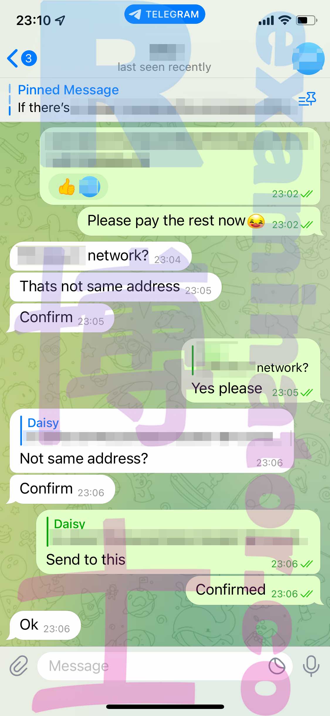 GRE代考保分成功案例#416的与客户对话截图