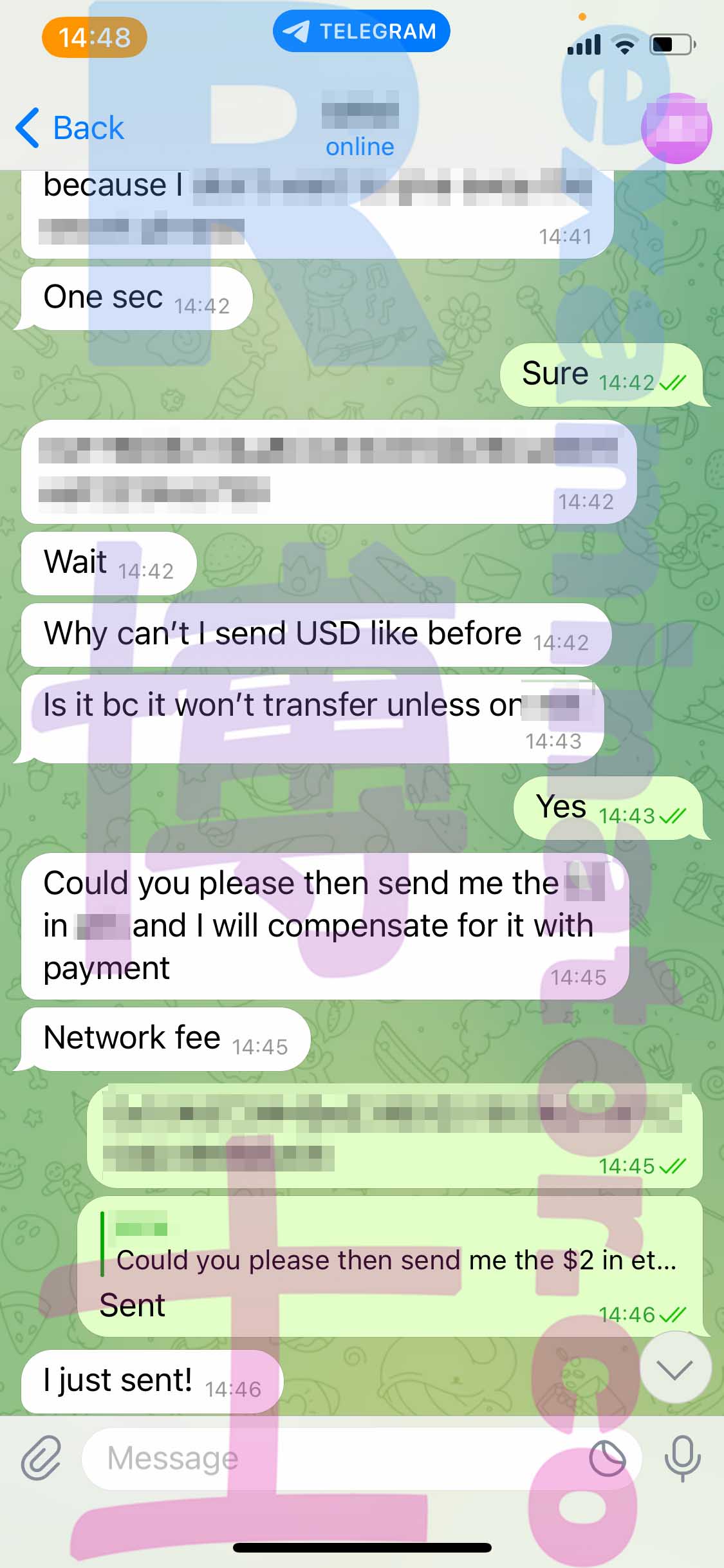 GMAT代考保分成功案例#402的与客户对话截图