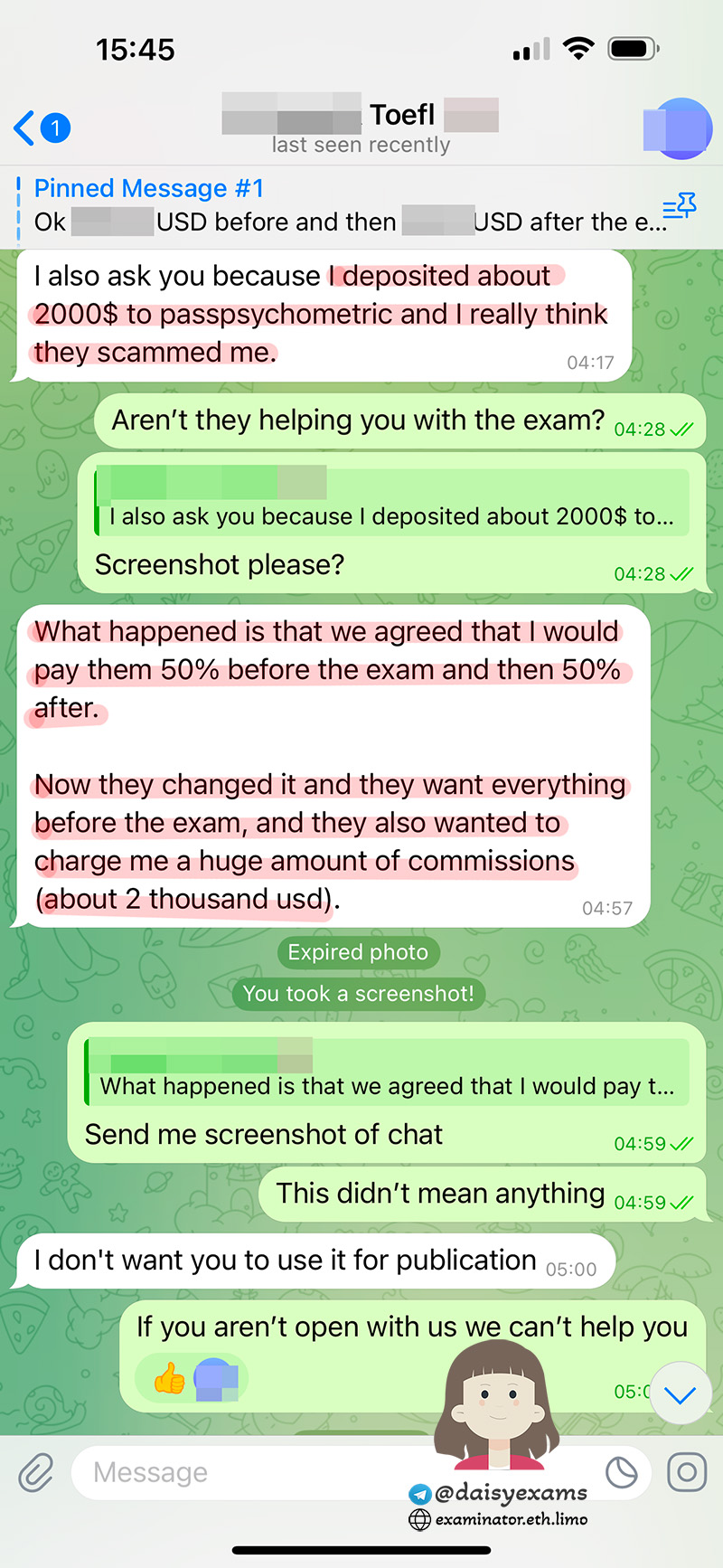 passpsychometric.com 诱骗换条件骗局