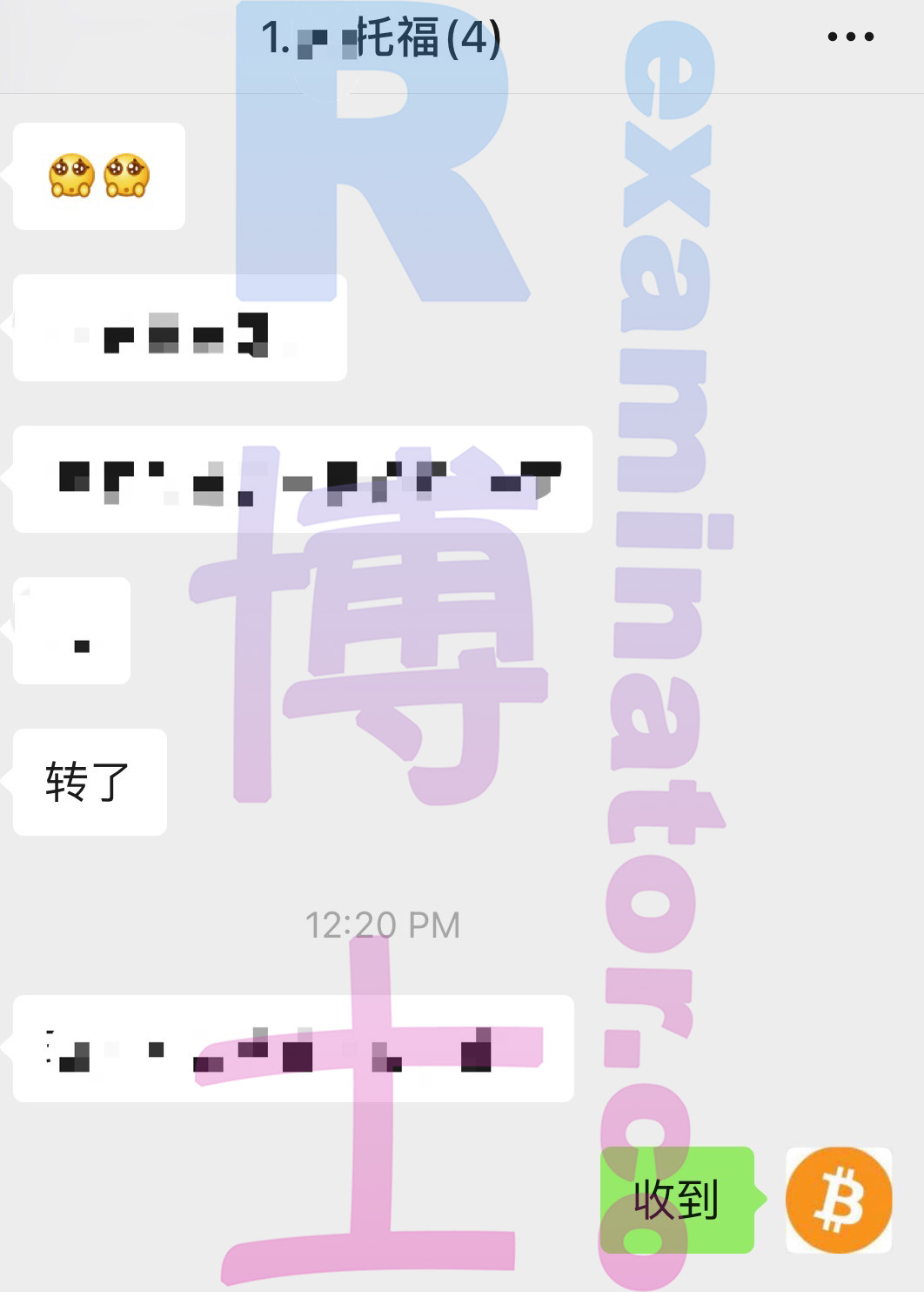 托福代考保分成功案例#101的与客户对话截图