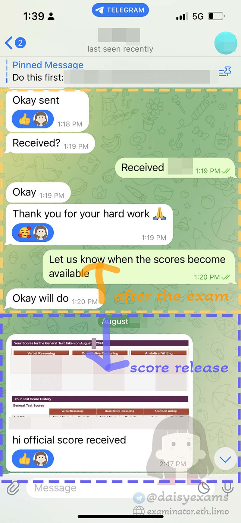 singapore gre cheating official score