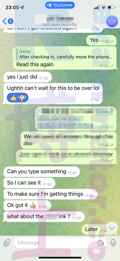 GRE代考保分成功案例#455的与客户对话截图
