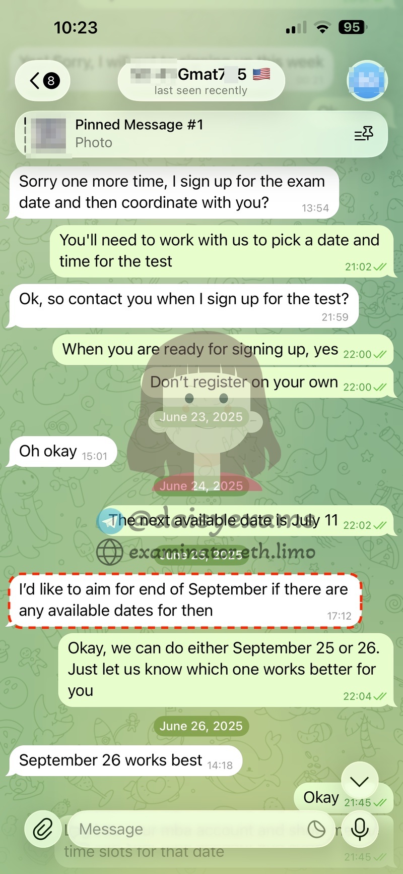 GMAT代考：考试日期确认