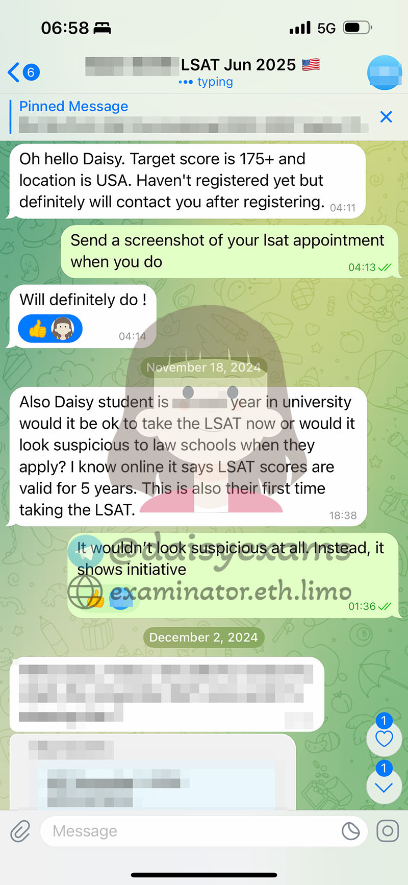 2025年6月 LSAT 代考：咨询
