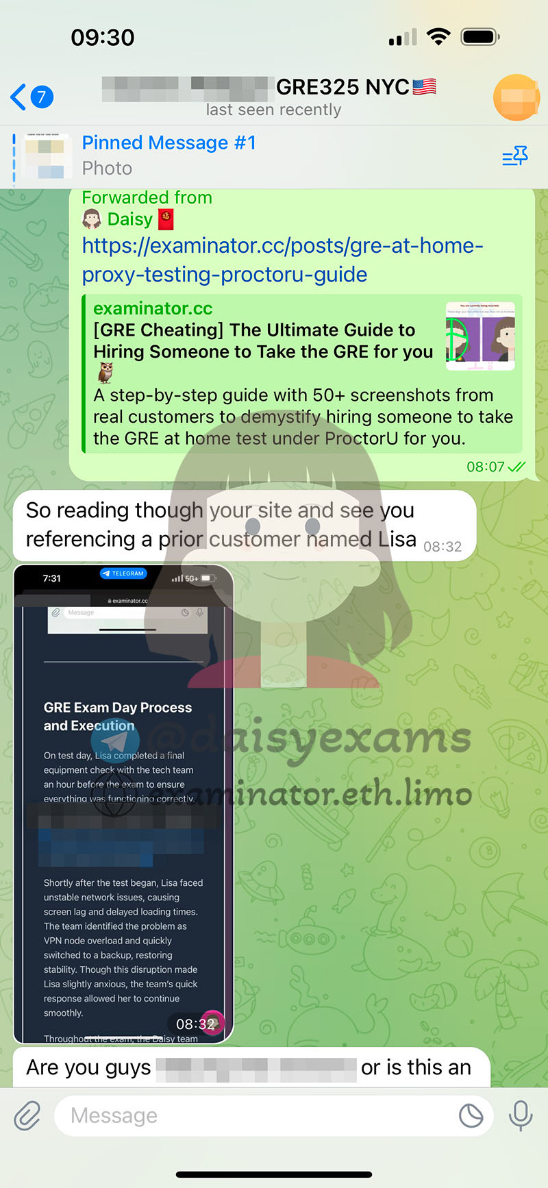 怀疑的 GRE保分客户克服了对 examinator 的欺诈指控