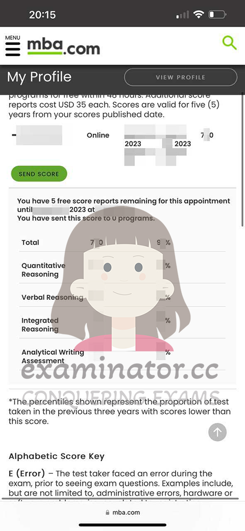 🇨🇦 A Stellar 720+ GMAT Official Score! 🎉 Canadian Client Shows Appreciation with a Generous Tip to Our Expert Proxy Testing Team 🎁🥰