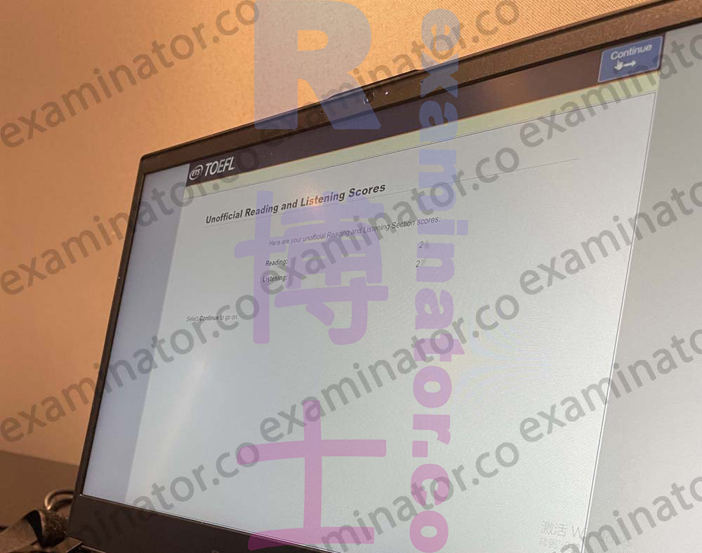 November 2020 TOEFL proxy test offline teaching.
