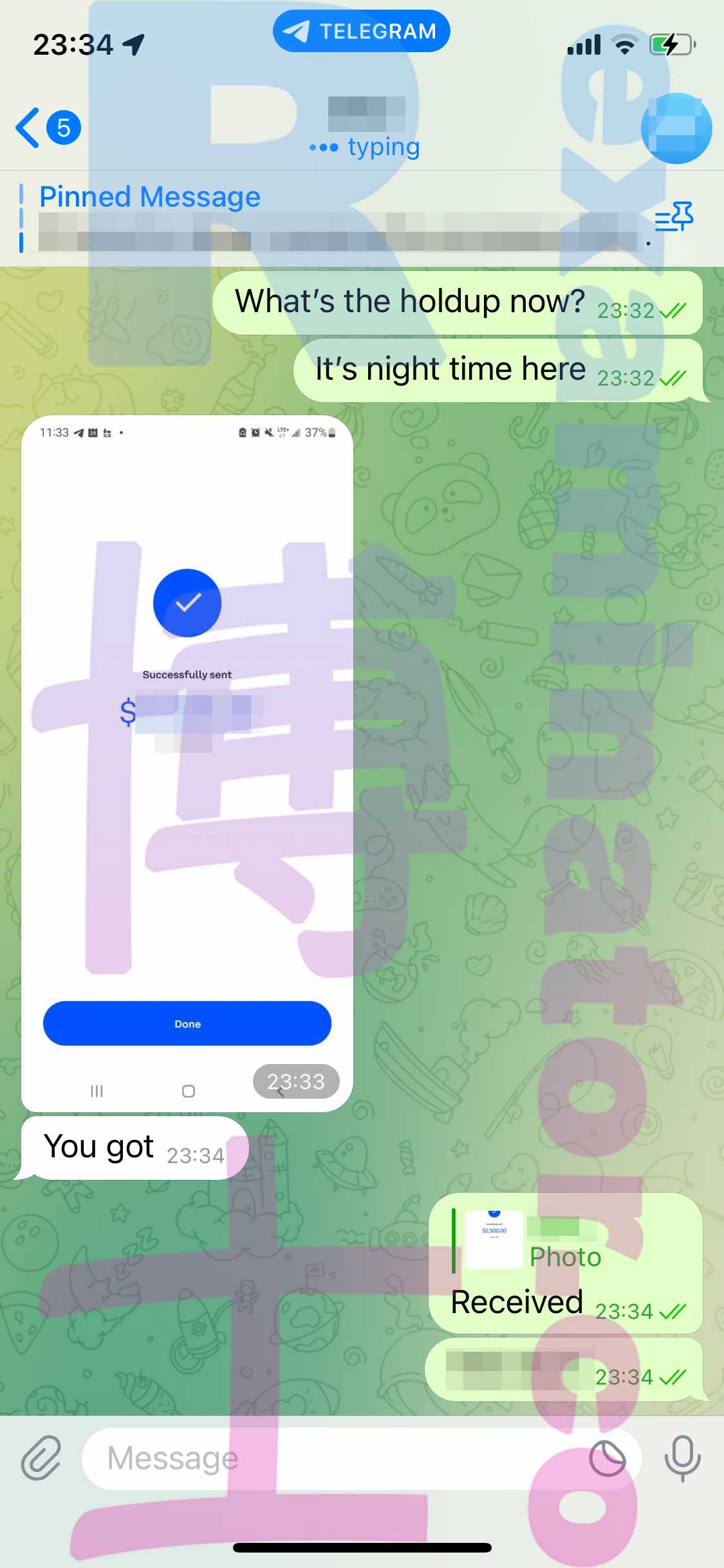 GRE代考保分成功案例#416的与客户对话截图