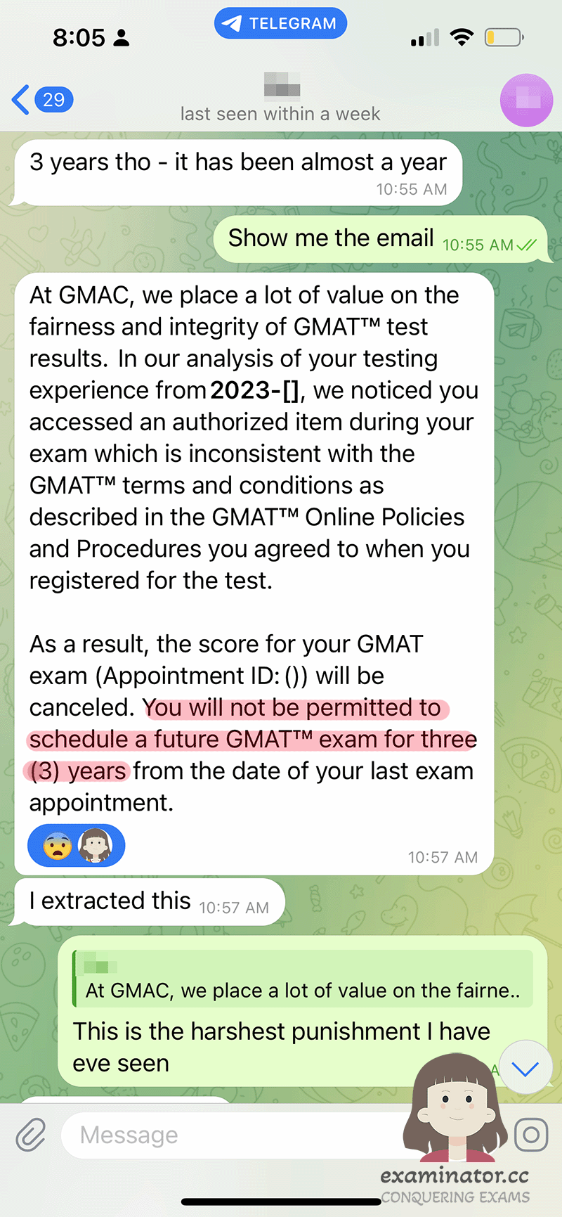 GMAT代考被抓禁考3年