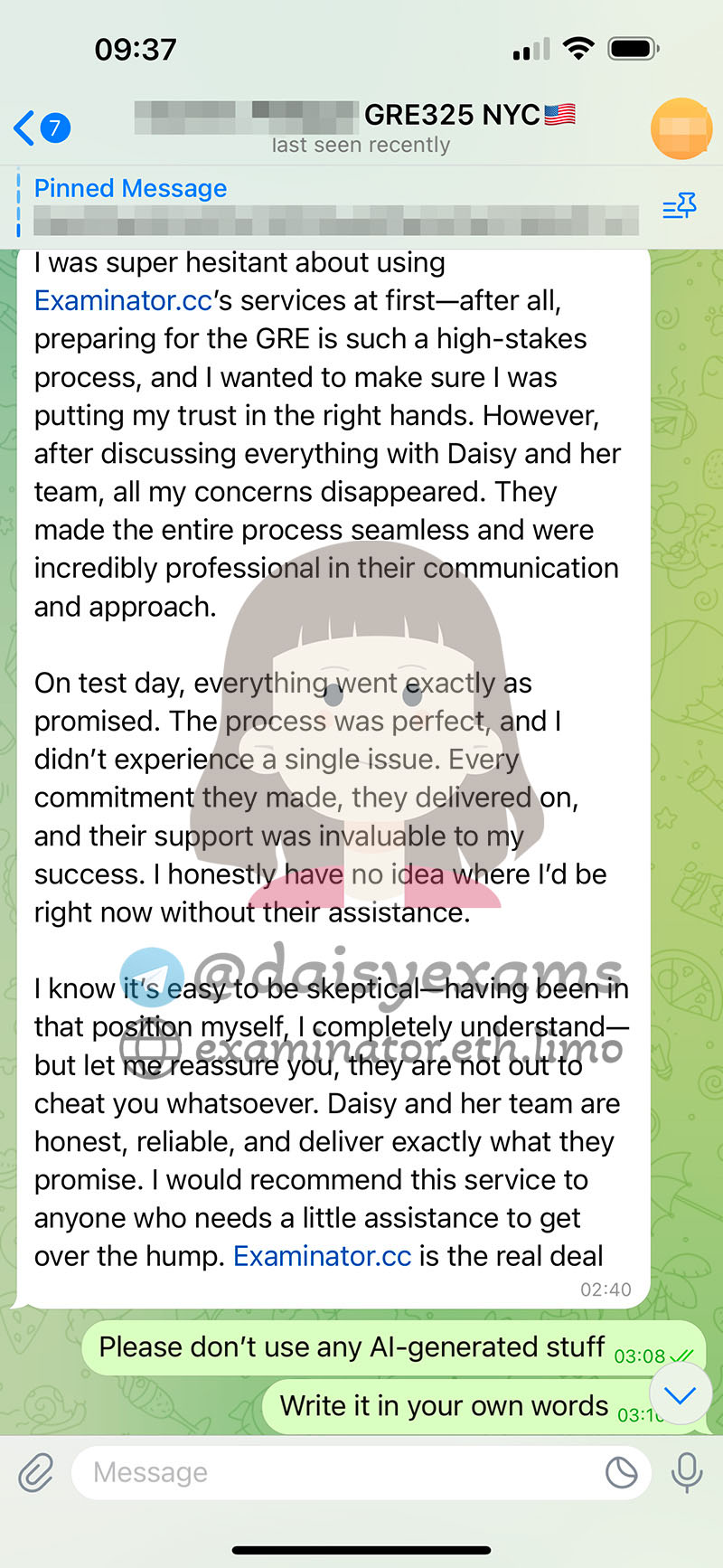 怀疑的 GRE保分客户克服了对 examinator 的欺诈指控