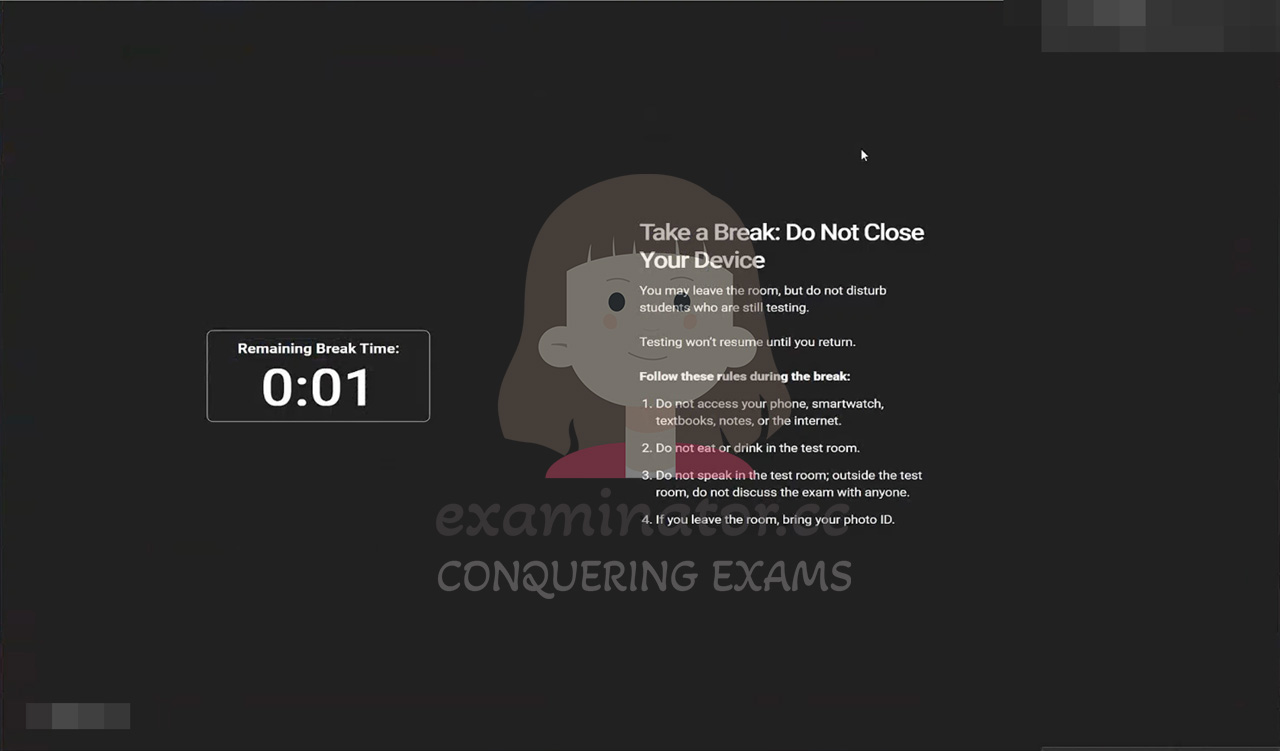 SAT代考 有一个10分钟的Break