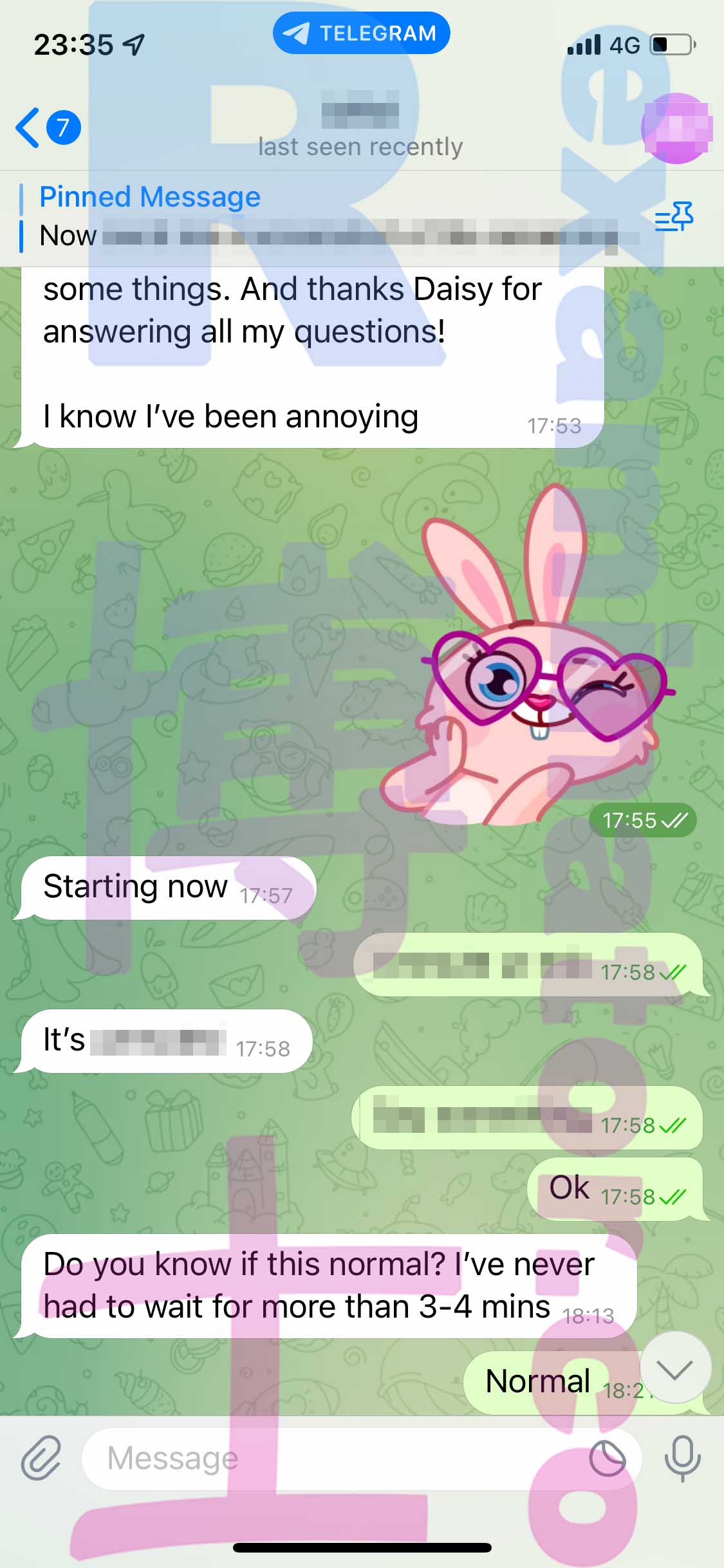 GMAT代考保分成功案例#375的与客户对话截图