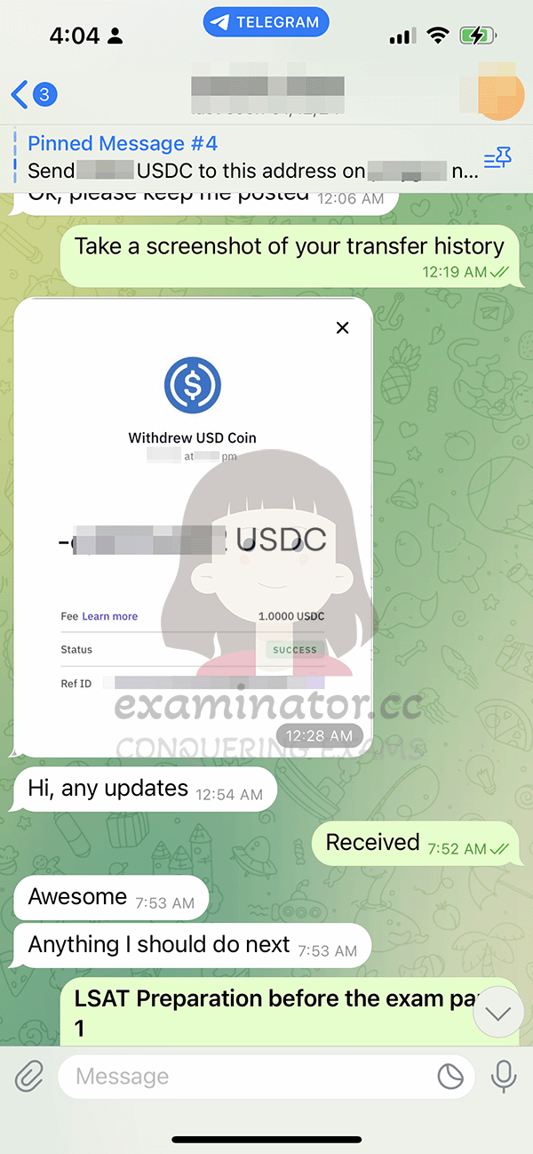 交付LSAT代考定金