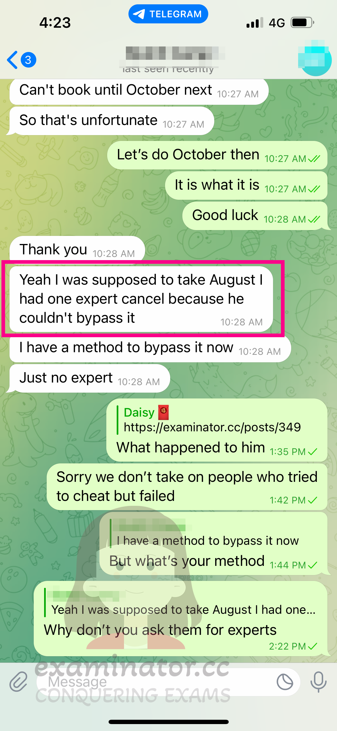Prometric ProProctor LSAT cheating
