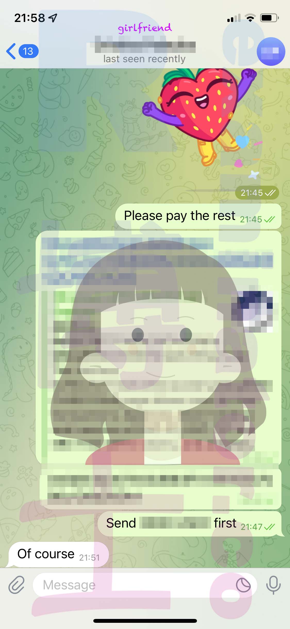 GMAT代考保分成功案例#473的与客户对话截图