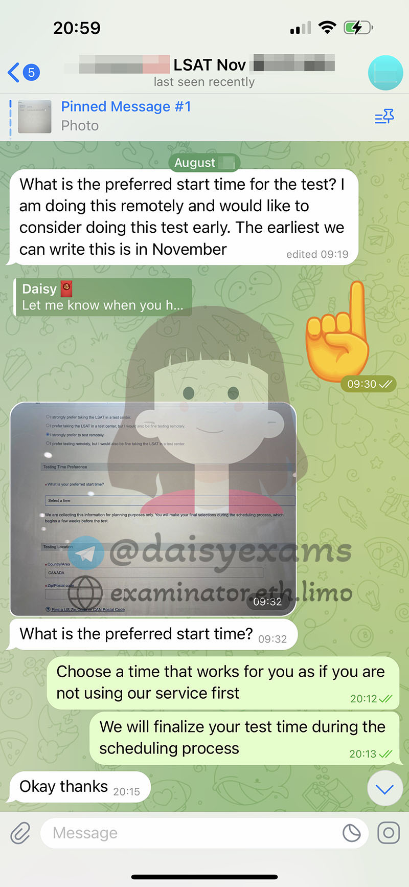 美国 LSAT 代考客户咨询2