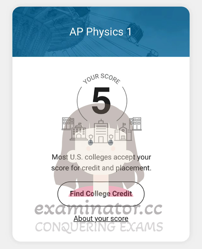 AP Physics 1: Score 5