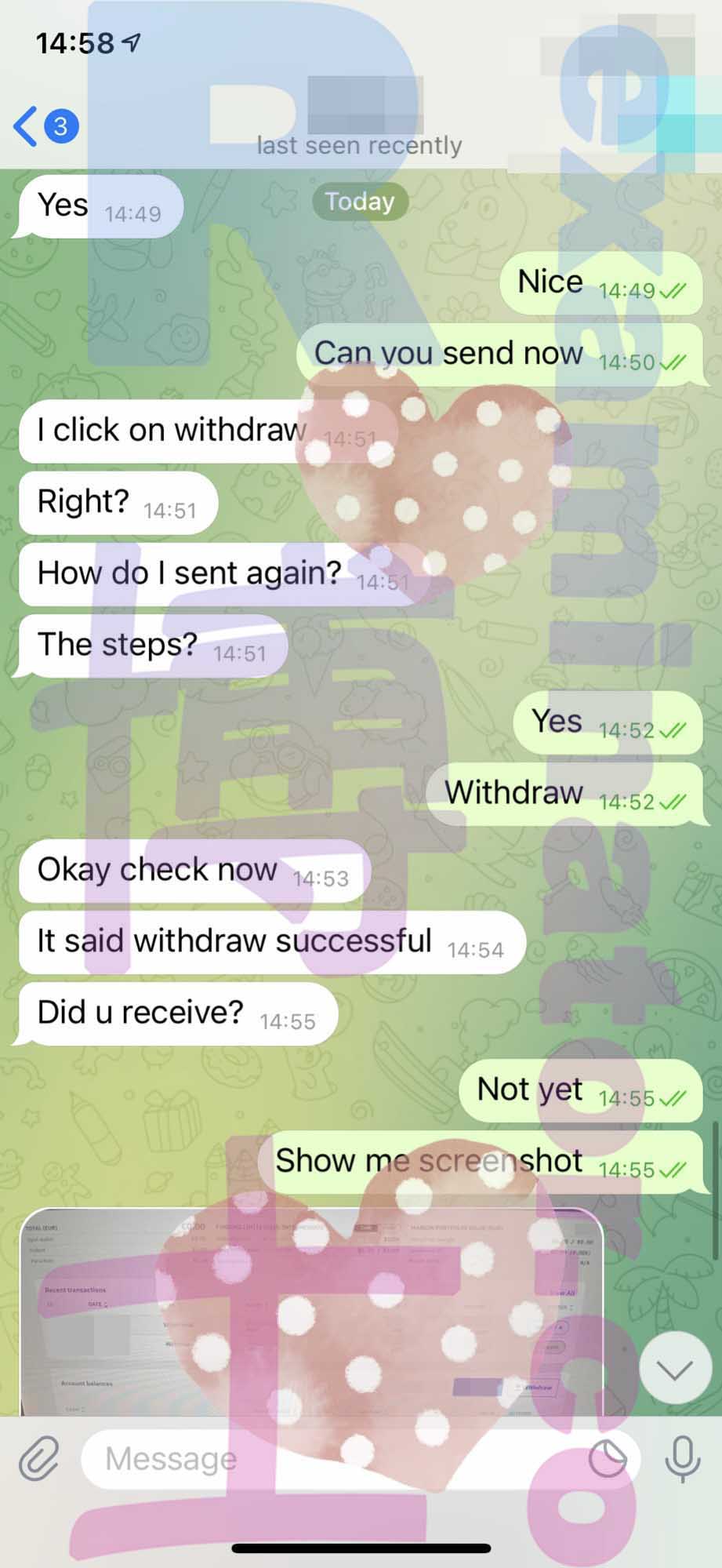 GRE代考保分成功案例#278的与客户对话截图