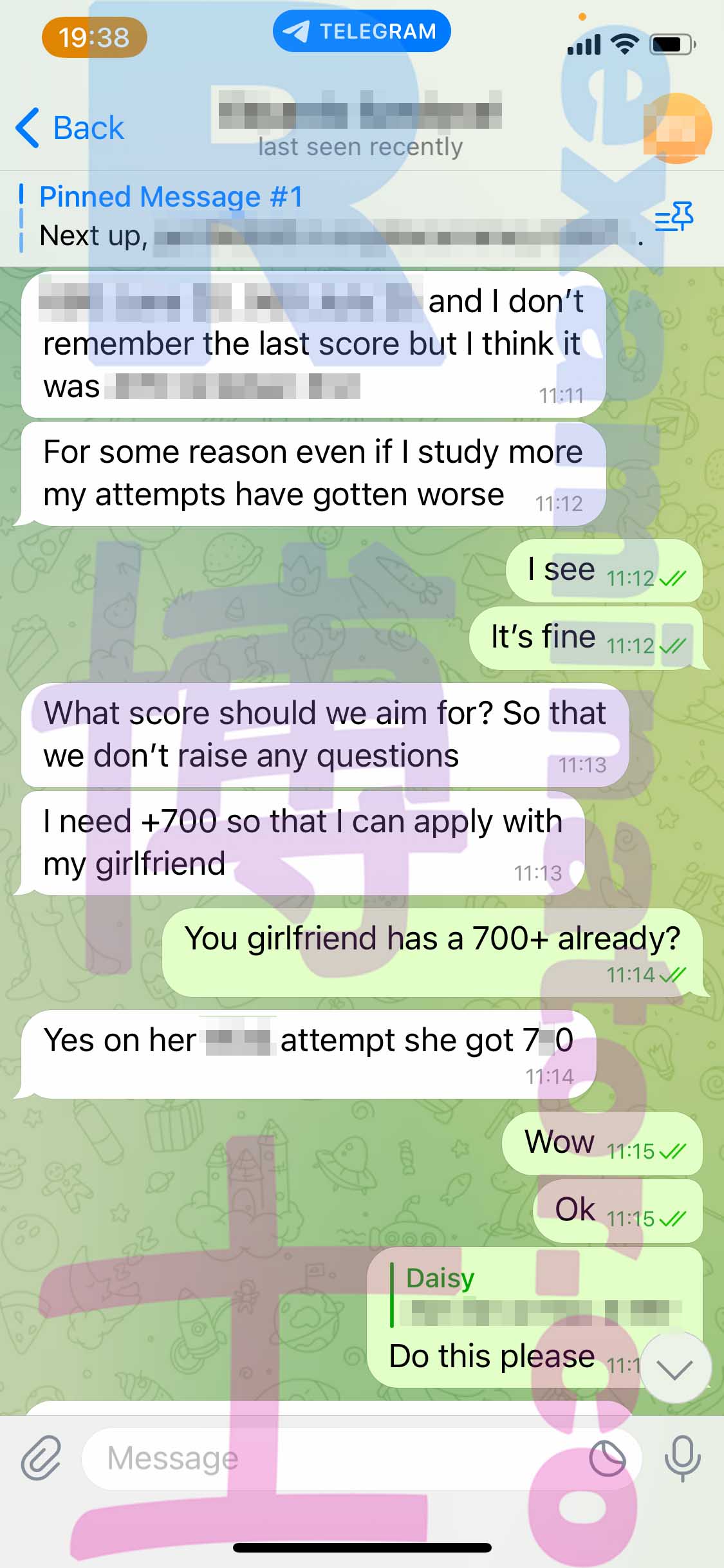 [GMAT代考保分]成功案例#281的对话截图