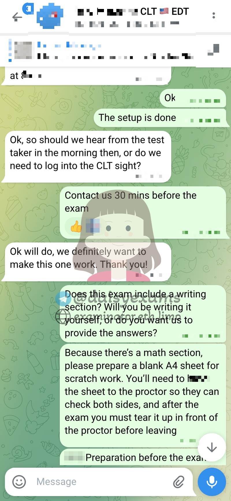 考试设置说明