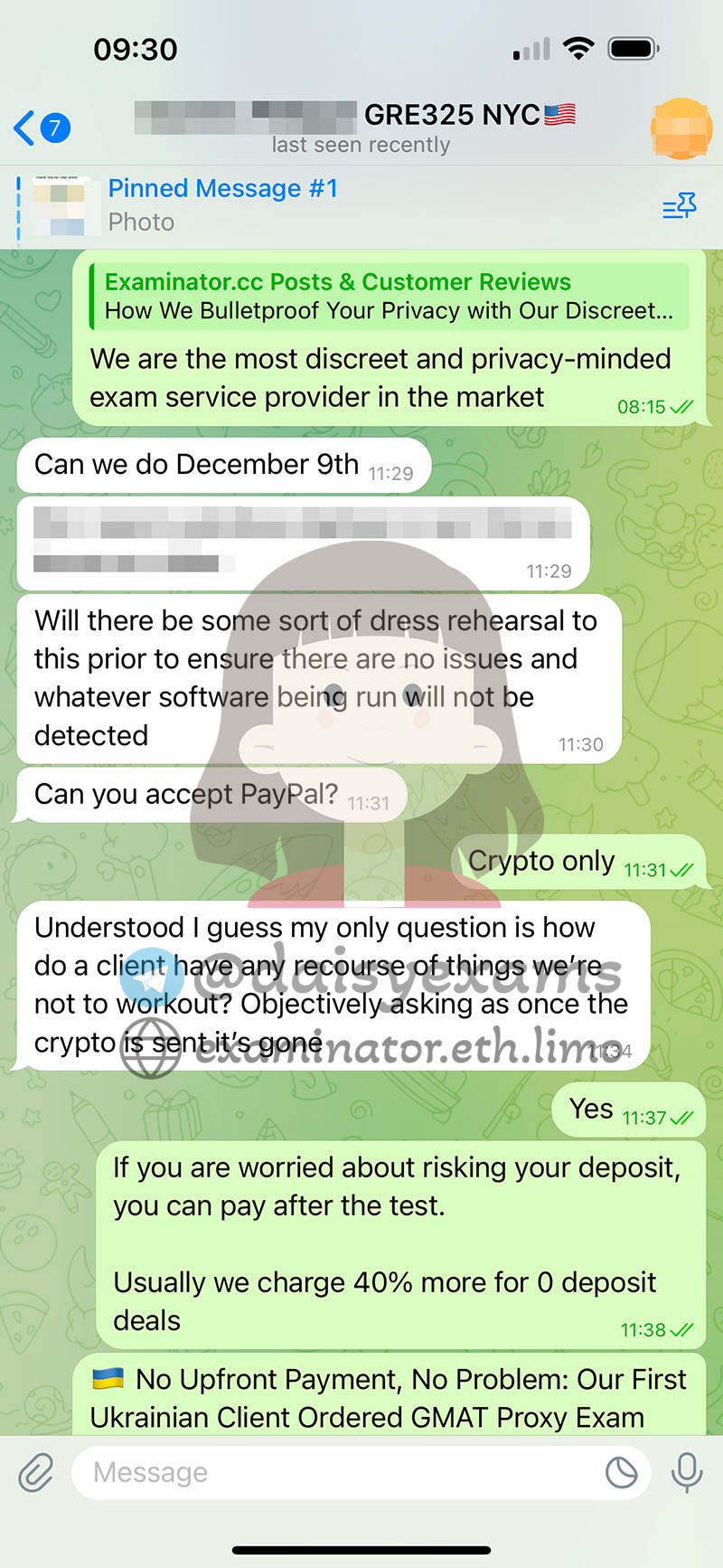 怀疑的 GRE保分客户克服了对 examinator 的欺诈指控