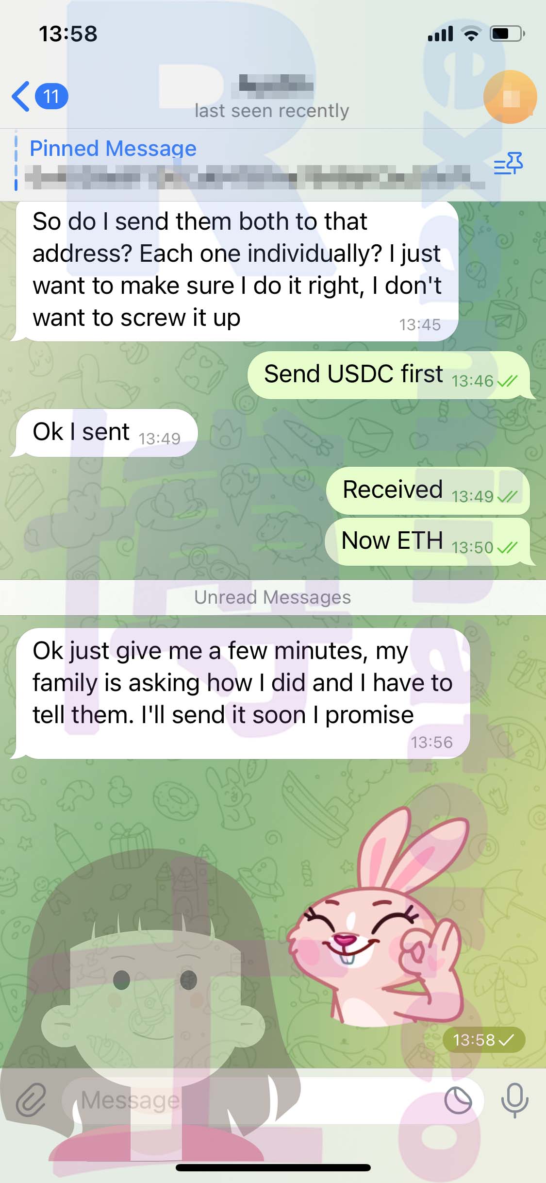 GRE代考保分成功案例#505的与客户对话截图