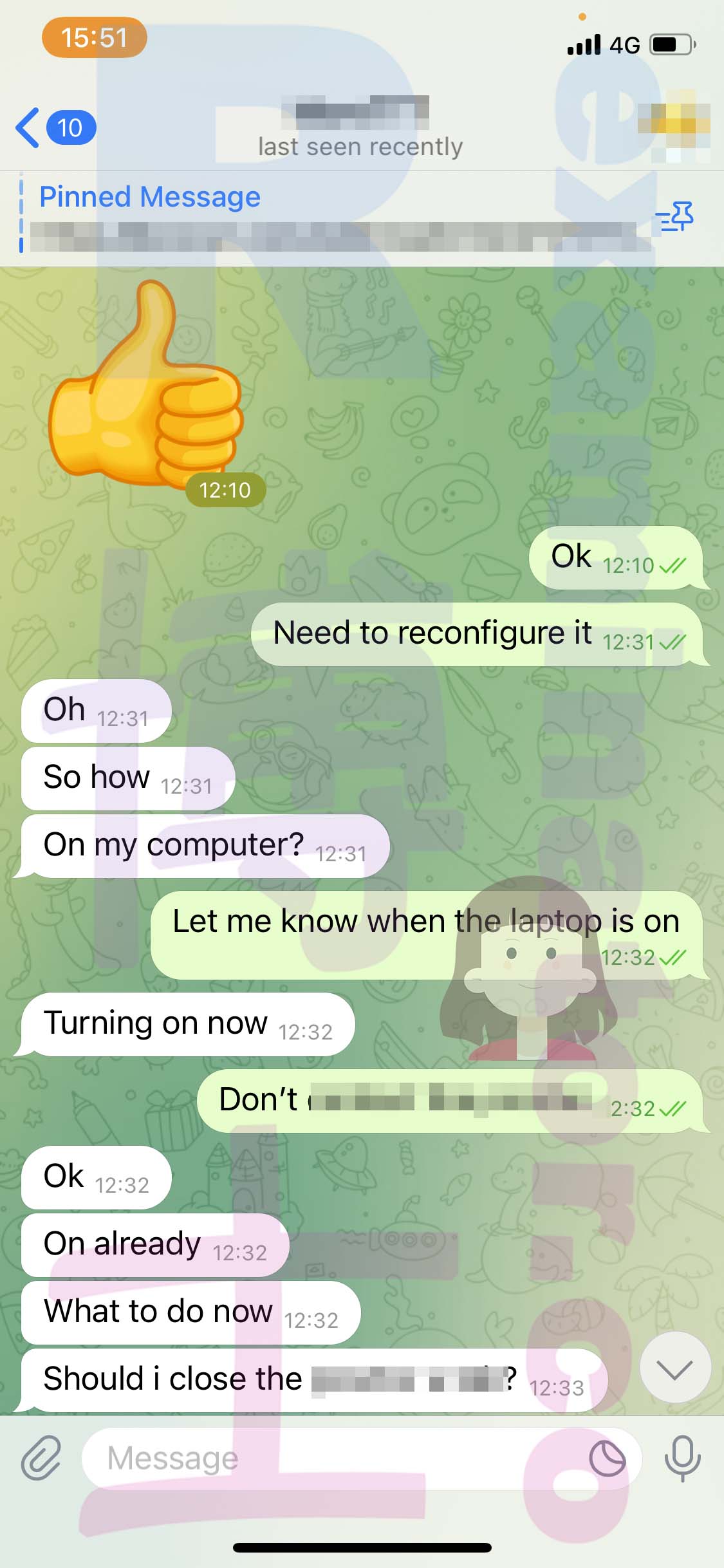 GRE代考保分成功案例#475的与客户对话截图
