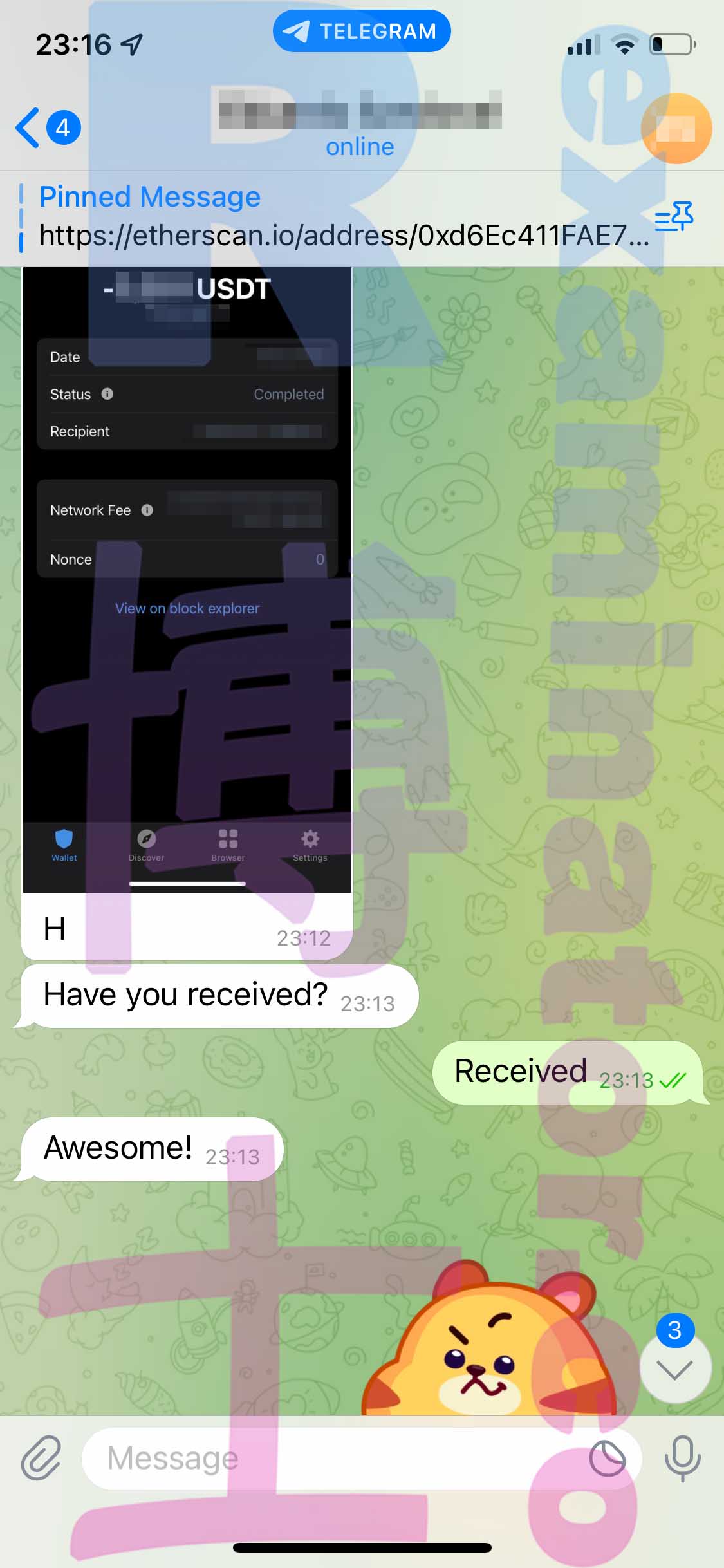 GMAT代考保分成功案例#451的与客户对话截图