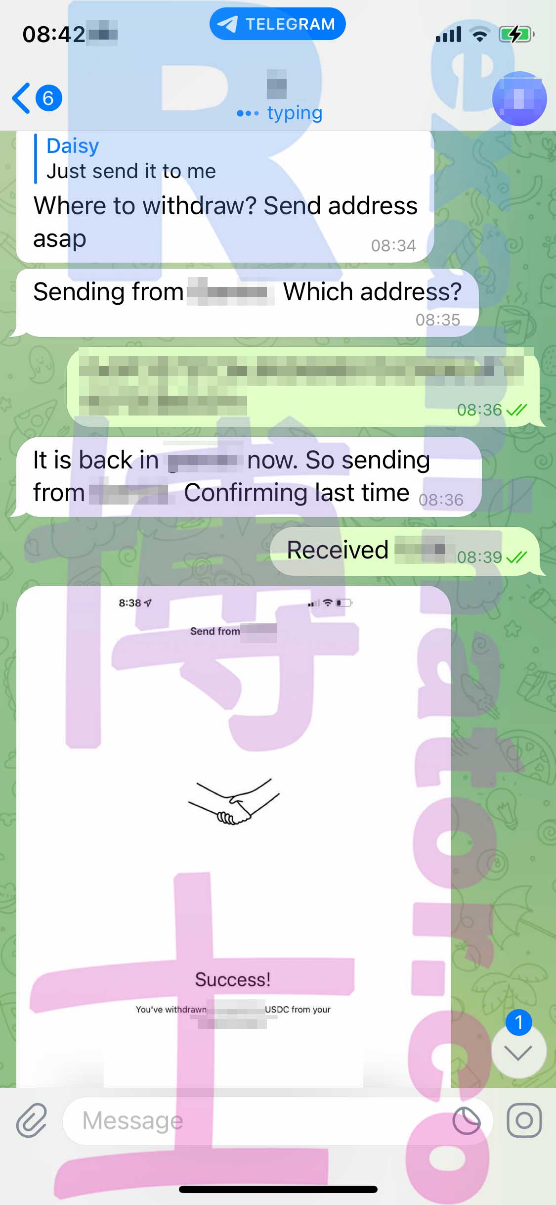GMAT代考保分成功案例#400的与客户对话截图