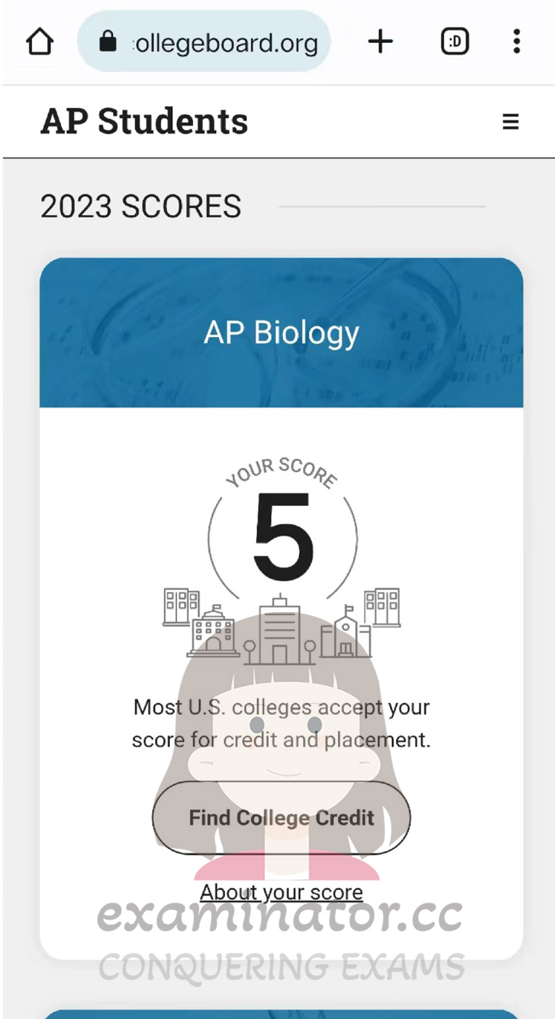 AP Biology: Score 5