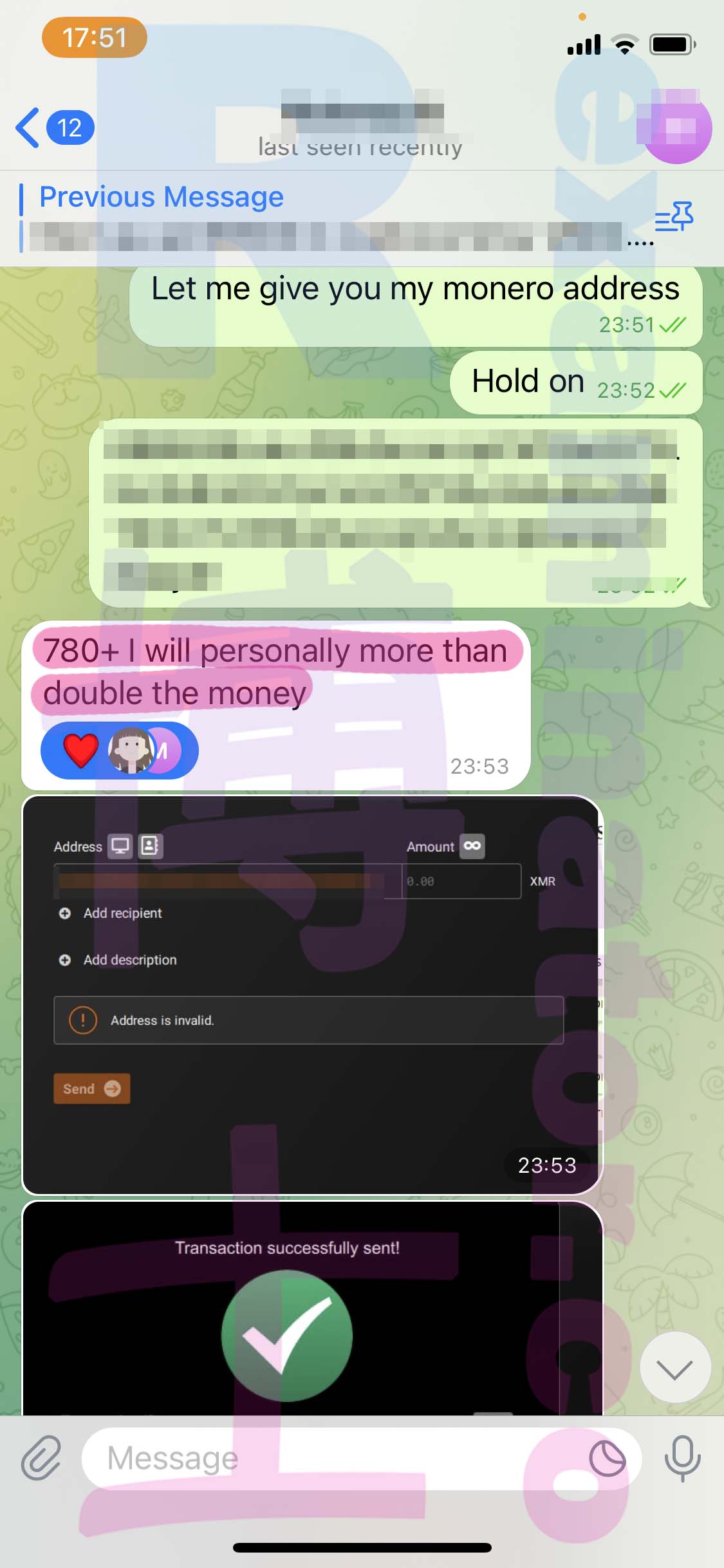 [GMAT代考保分]成功案例#292的对话截图