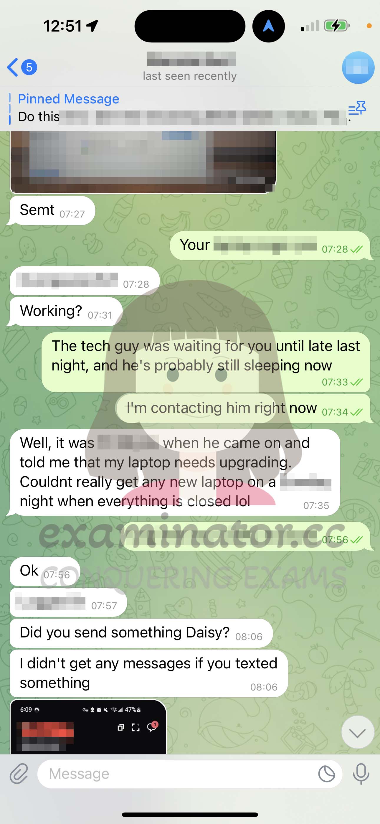 LSAT代考保分成功案例#592的与客户对话截图