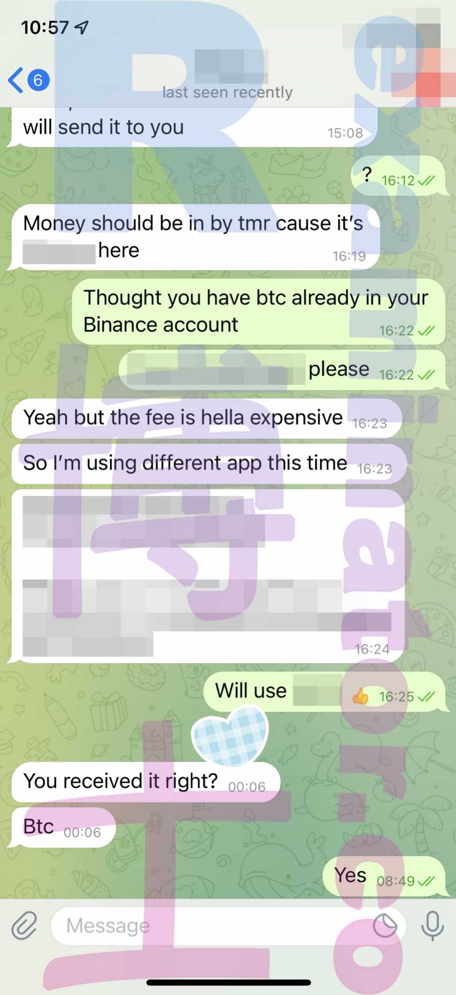 GRE代考保分成功案例#312的与客户对话截图