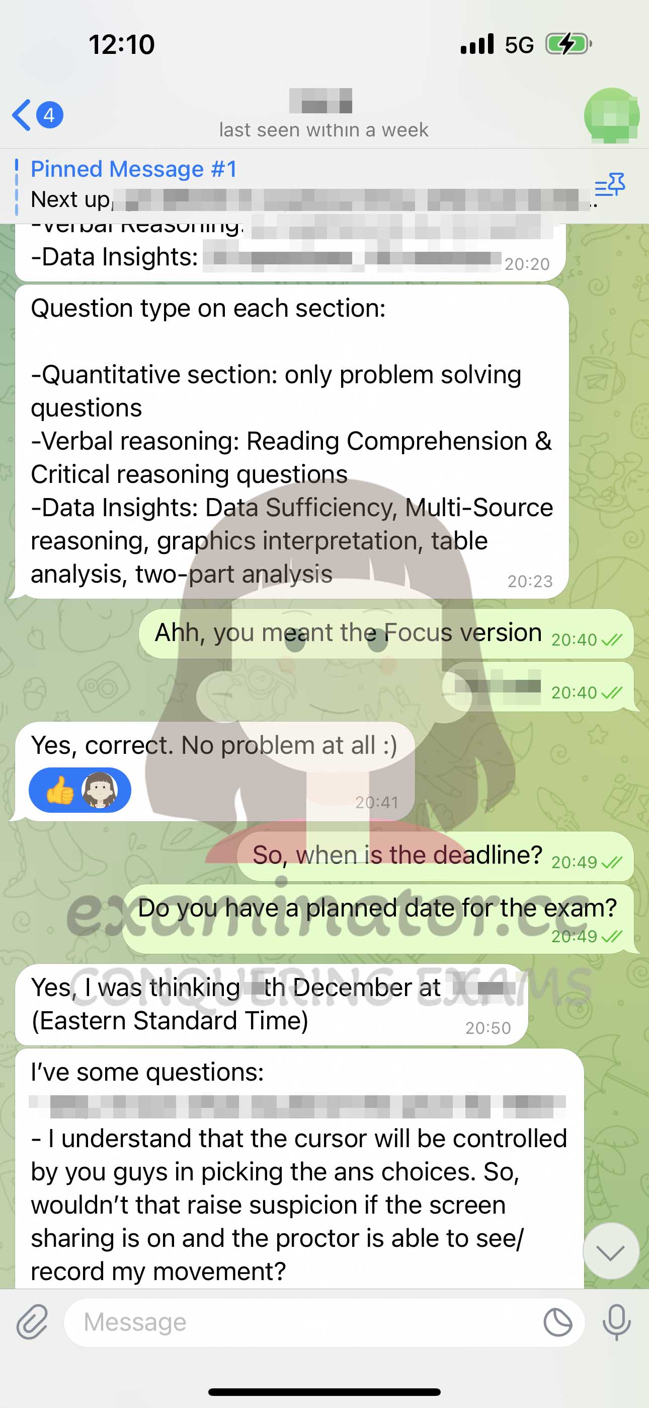 [GMAT代考保分]成功案例#386的对话截图