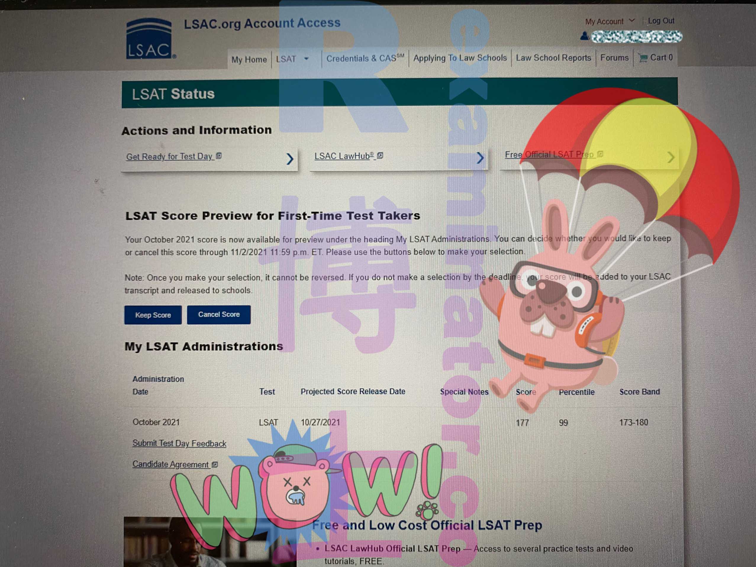 177 on the LSAT. All you need to do is trust the pros.