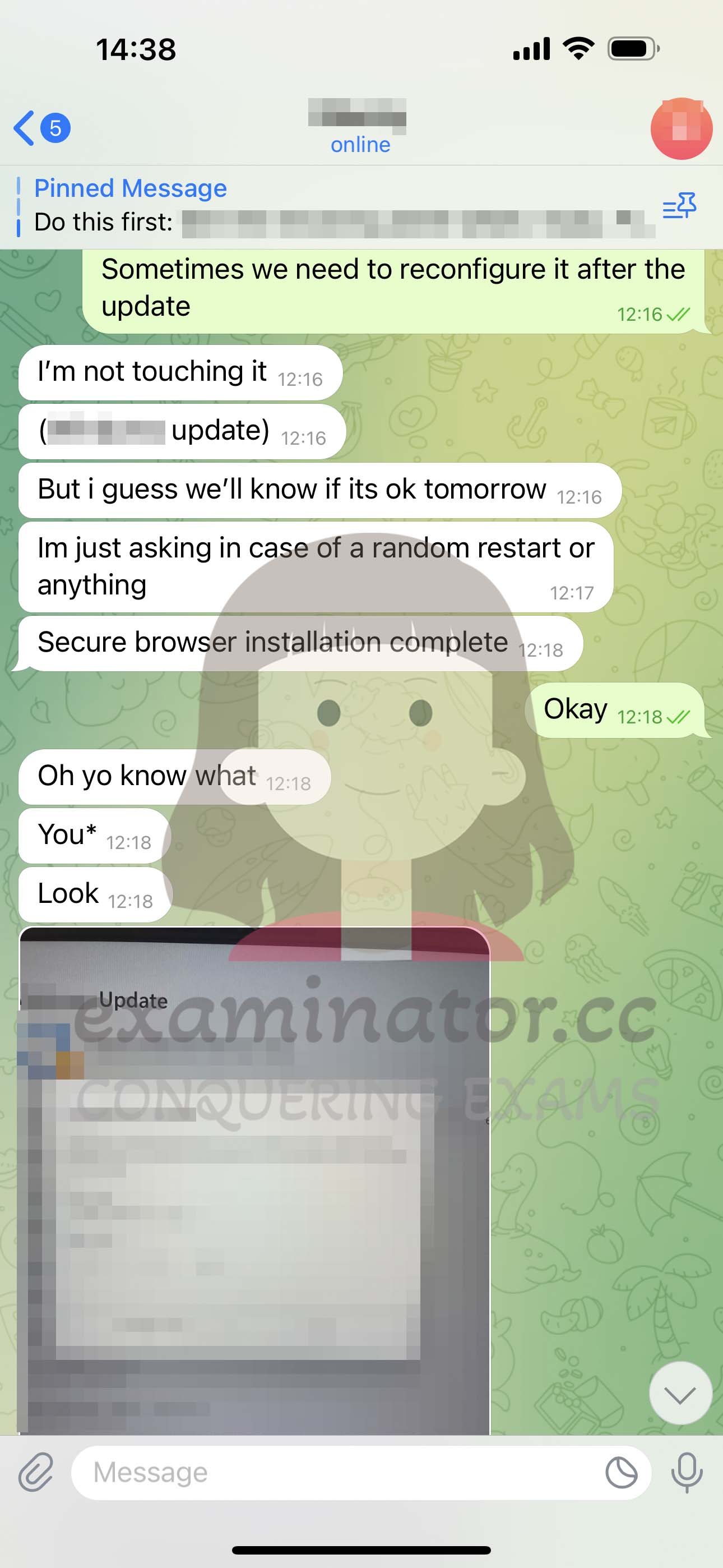 GMAT代考保分成功案例#564的与客户对话截图