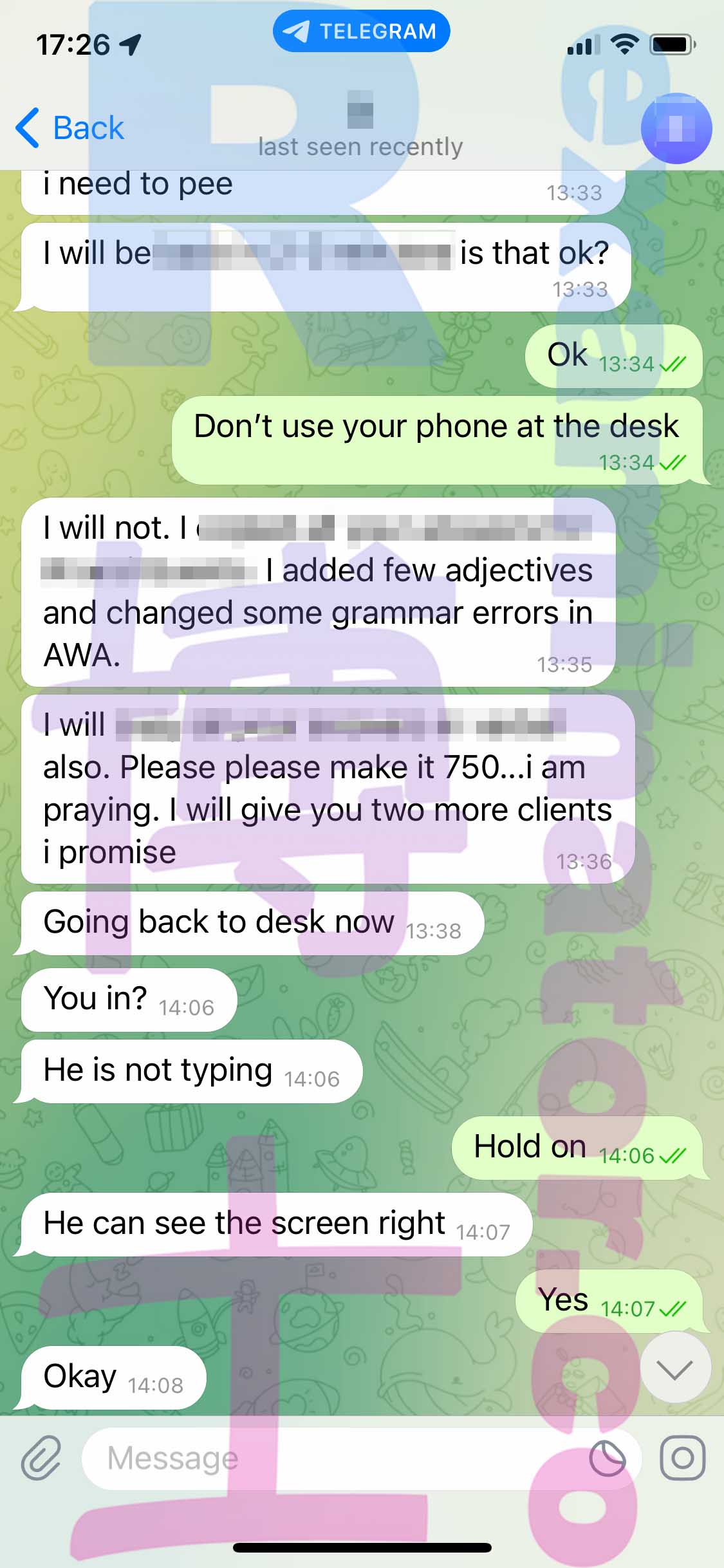 GMAT代考保分成功案例#397的与客户对话截图