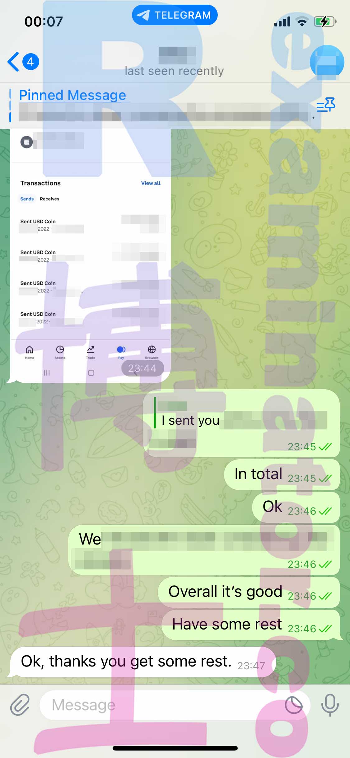GRE代考保分成功案例#416的与客户对话截图
