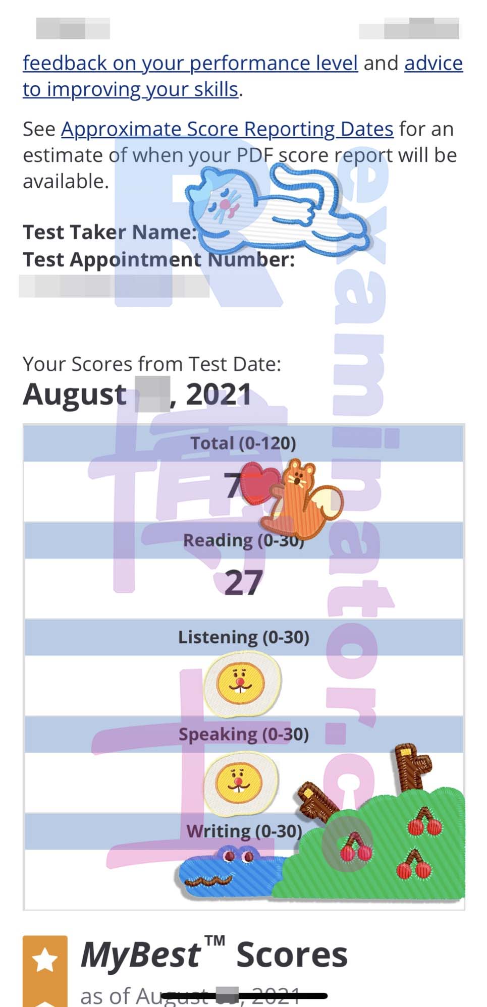 Official scores released~ This is a specially customized sheet. The student hoped the total score would not exceed 80, and it’s just right 😎
