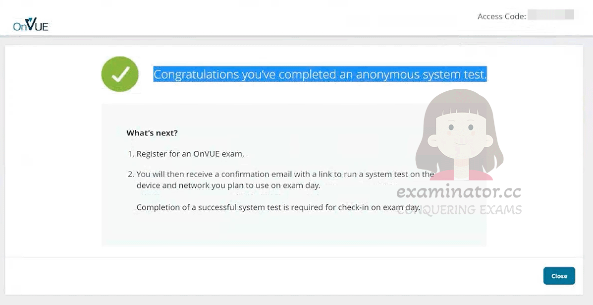 破解OnVUE进行作弊代考: Network Checks Success